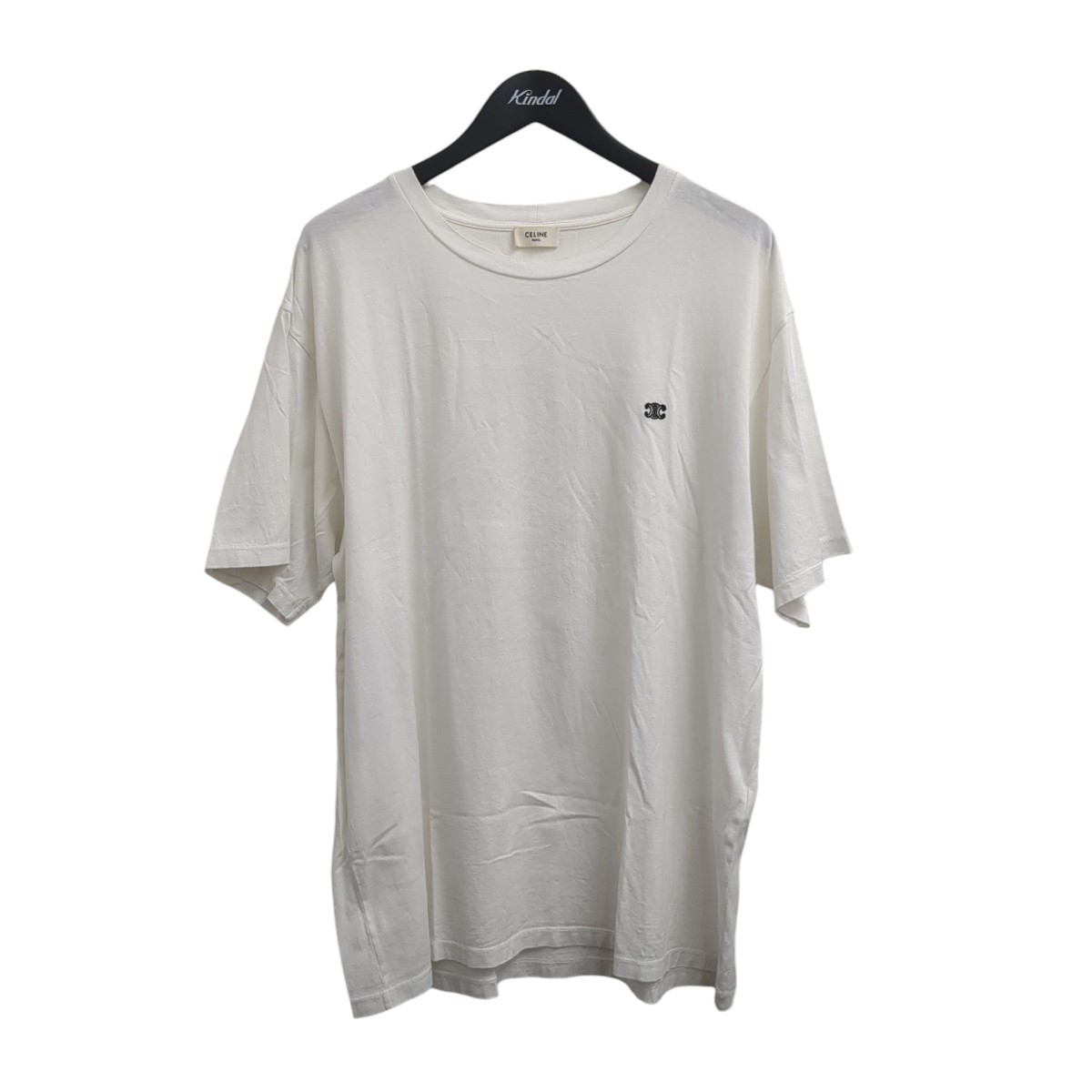 CELINE 2X041671Q.01OB T-Shirt White L Short Sleeve 25SS 0683