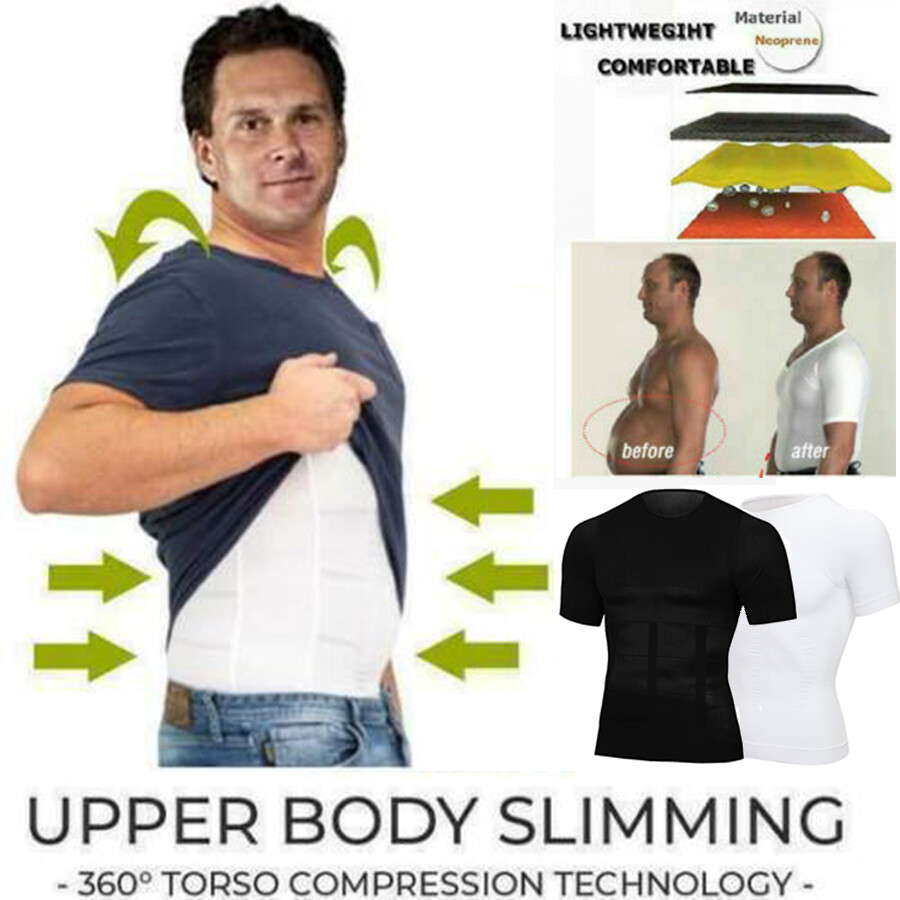 Classix Man Body Toning T-Shirt The Ultra Durable Body Compression Shapewear Top gallery