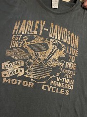 HARLEY DAVIDSON T Shirt 2002 Gargoyle Lisle Illinois biker Black Xl