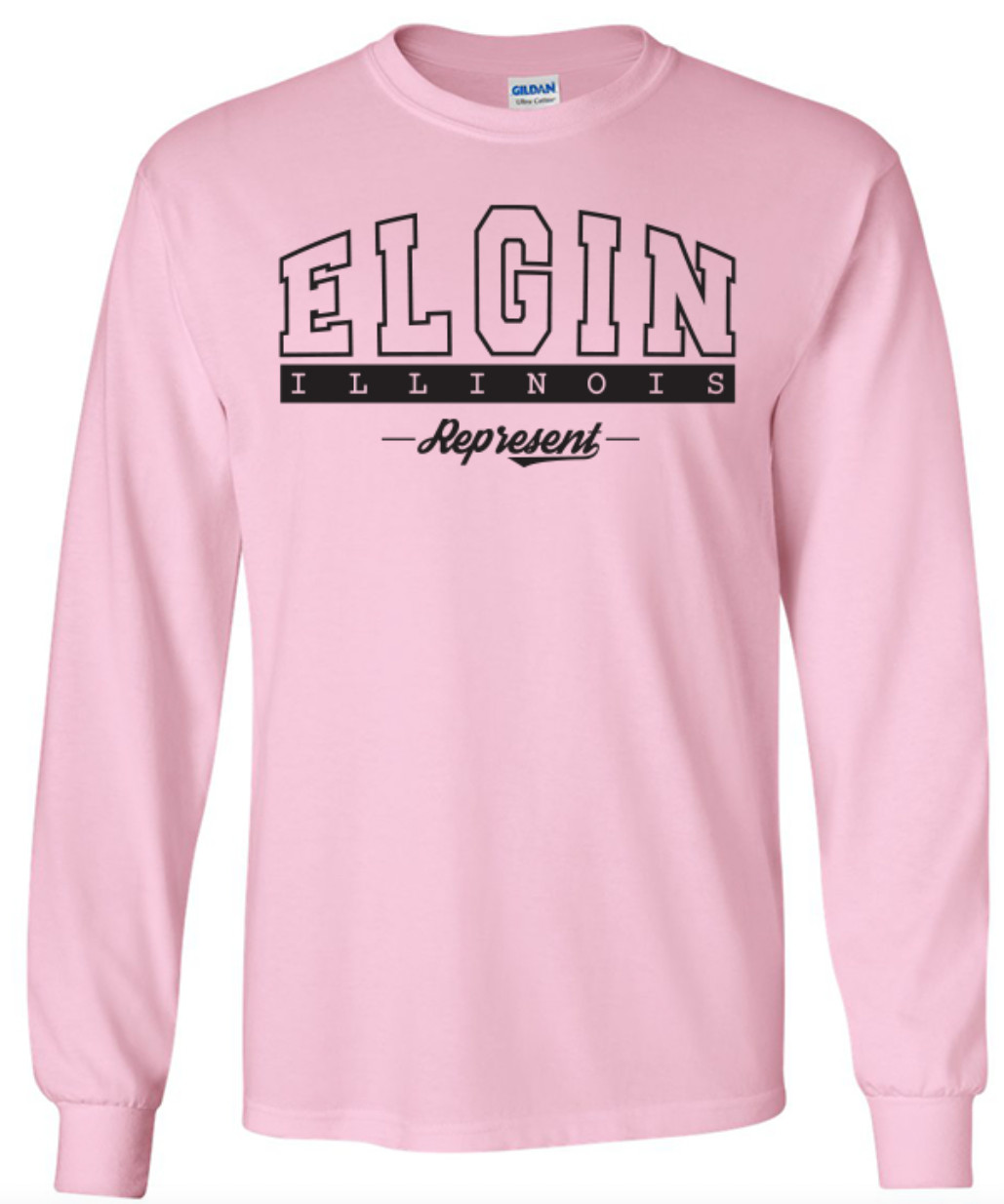 Elgin Illinois T-Shirt Long Sleeve Graphic tee gallery