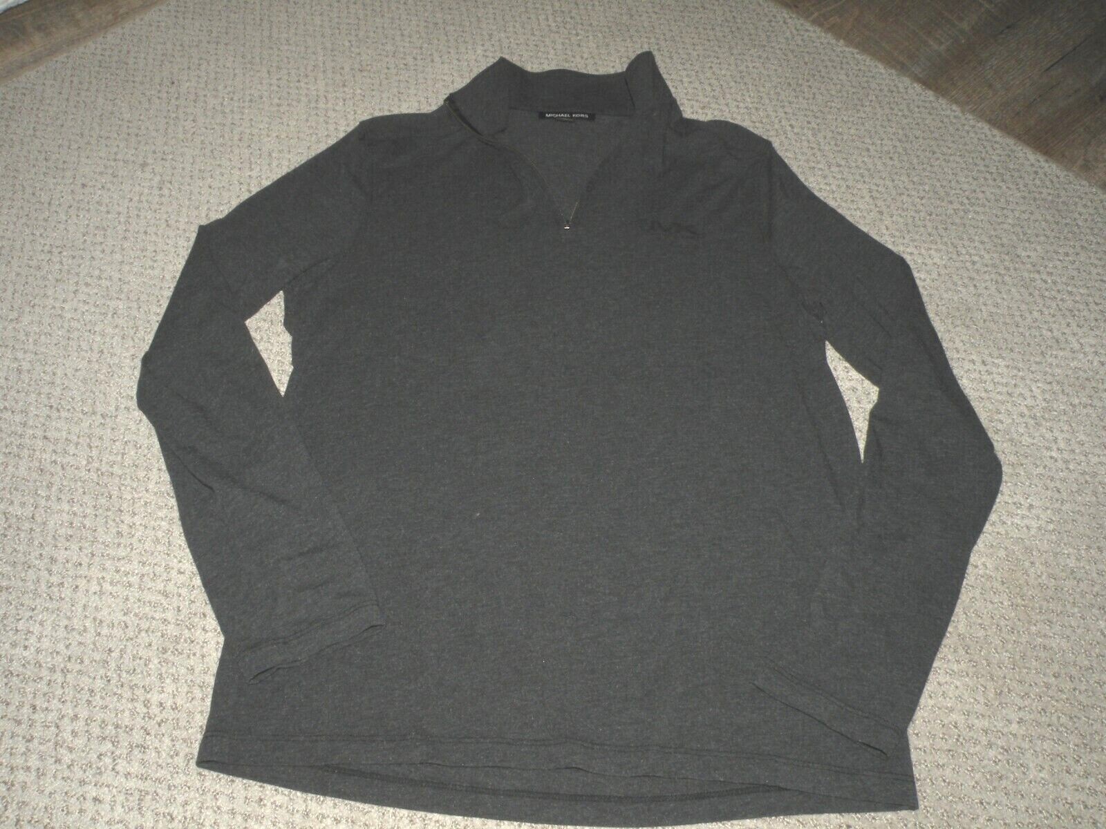 Michael Kors Men's 1/4 Zip LS Shirt Jacket Size Medium gallery