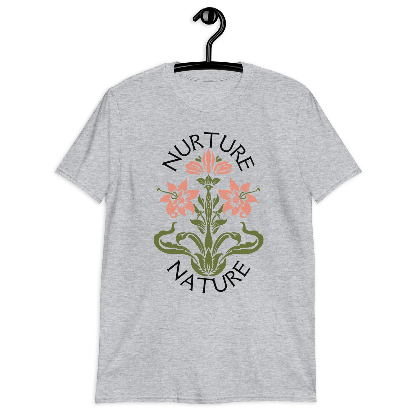 Nurture Nature Flower Graphic T-Shirt - Comfortable and Stylish Casual Wear gallery