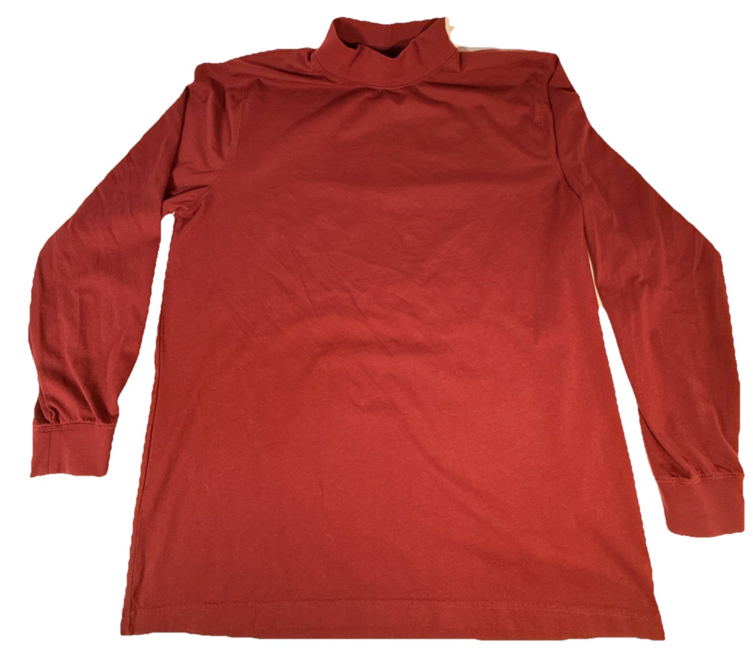 LL Bean Mens Shirt Size Large Tall Black High Neck Long Sleeve Classic gallery