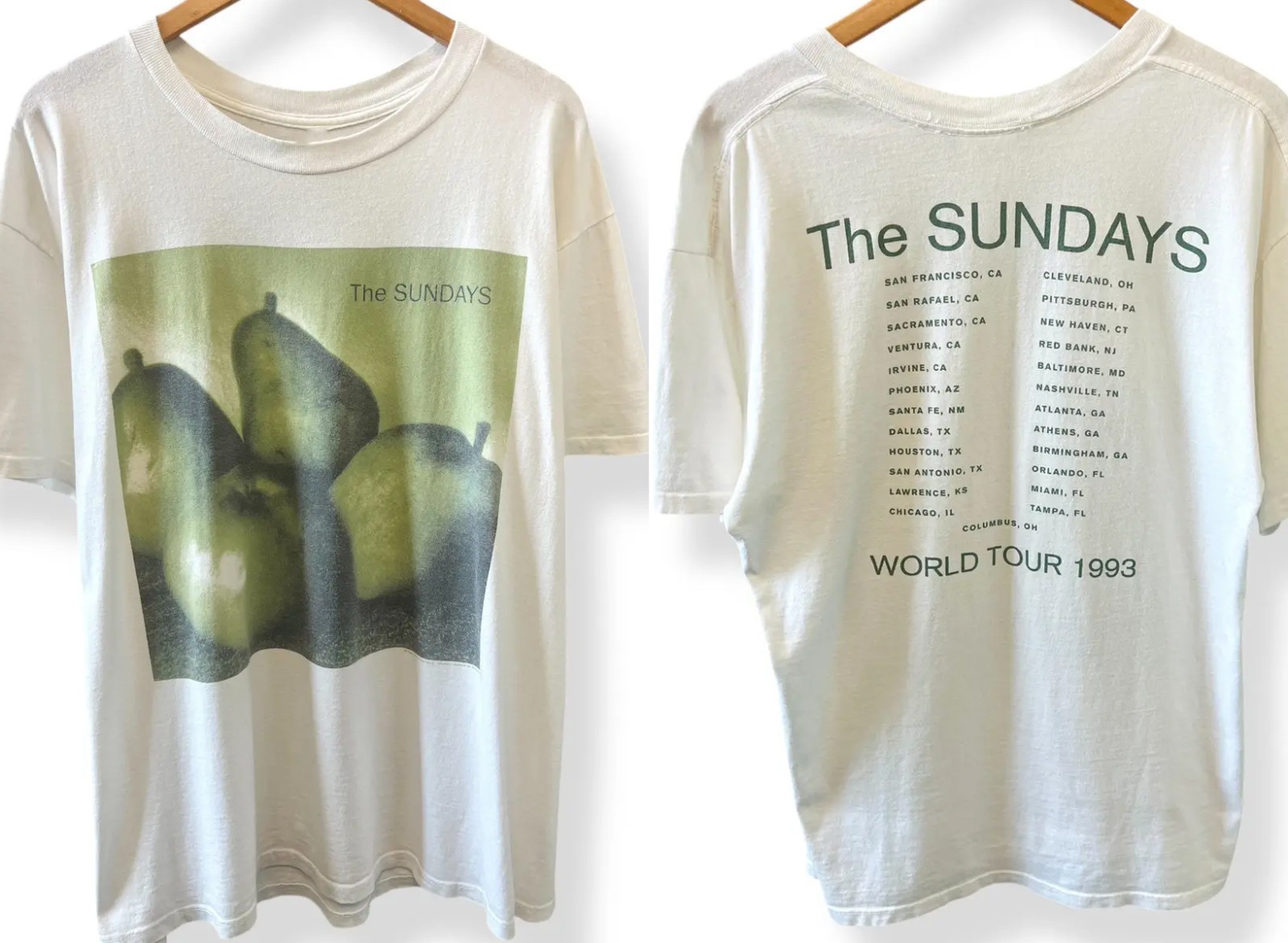 Vintage The Sundays 1993 Tour Reprinted Unisex All Size Shirt 22D746 gallery