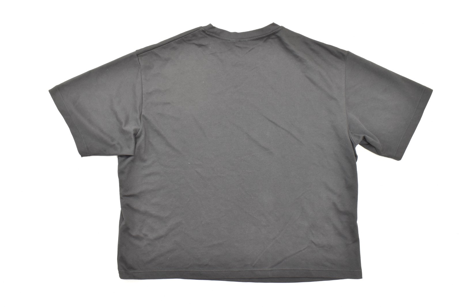 UNIQLO U AIRism Oversized Crewneck T-Shirt Men 3XL Black Short Sleeve Tee gallery