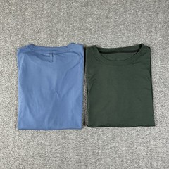 2 Lululemon Men’s Easy Set Train Short Sleeve Shirts Blue Dark Green 2XL LOT
