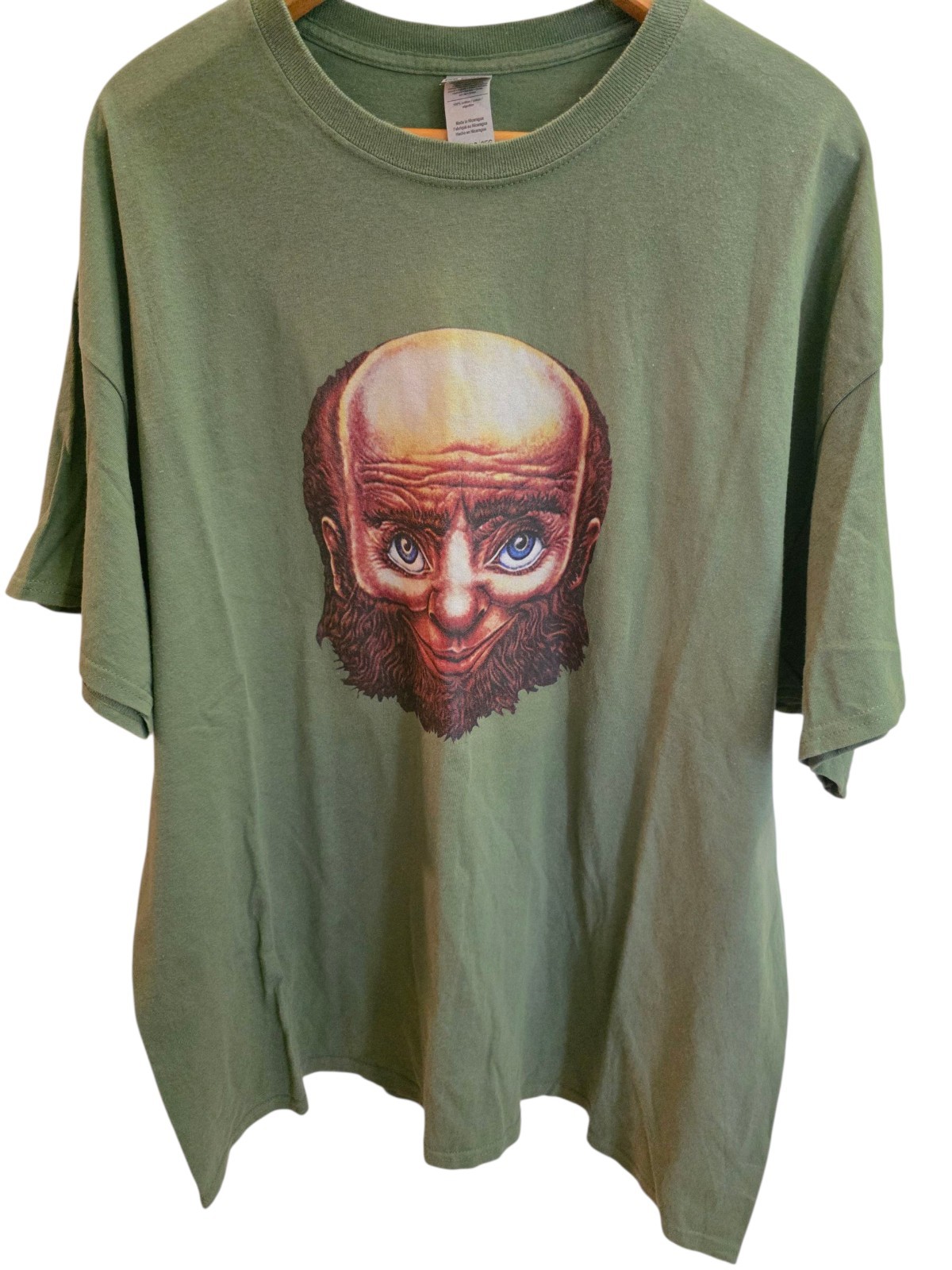 Gentle Giant Logo Men's Green T-Shirt Size 2XL gallery
