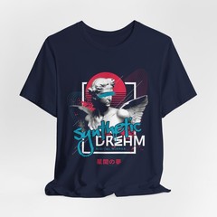 Synthetic Dream Statue Unisex T-Shirt – Vaporwave Angel Aesthetic Graphic Tee