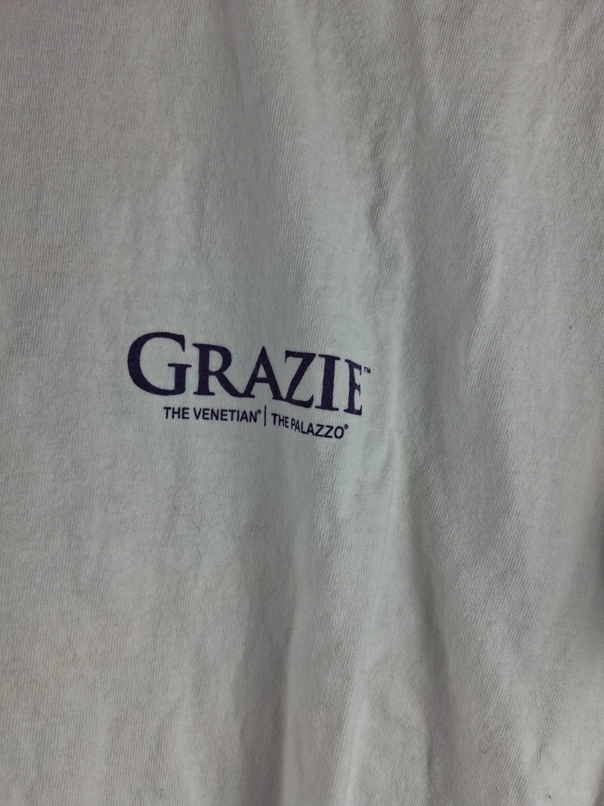 Grazie Venetian Las Vegas T Shirt White Large Graphic Vintage Preshrunk Classic gallery