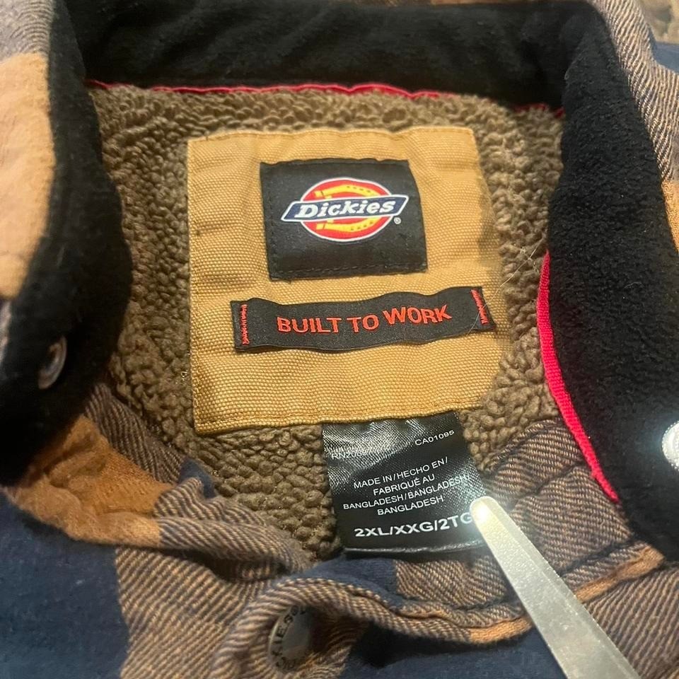 Mens Dickies Heavy Duty Flannel Jacket Size 2XL gallery
