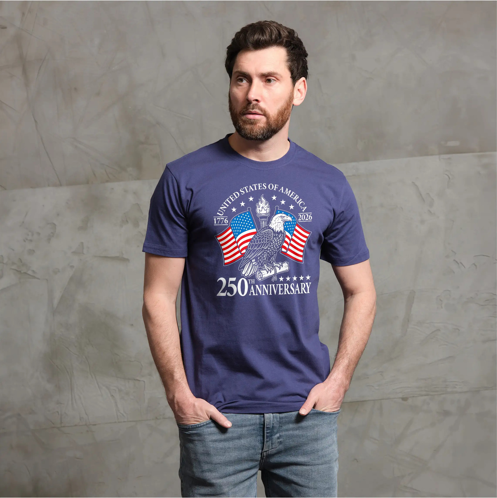 250 Year US Independence Day T-shirt 1776-2026 250th anniversary Tee Shirt gallery