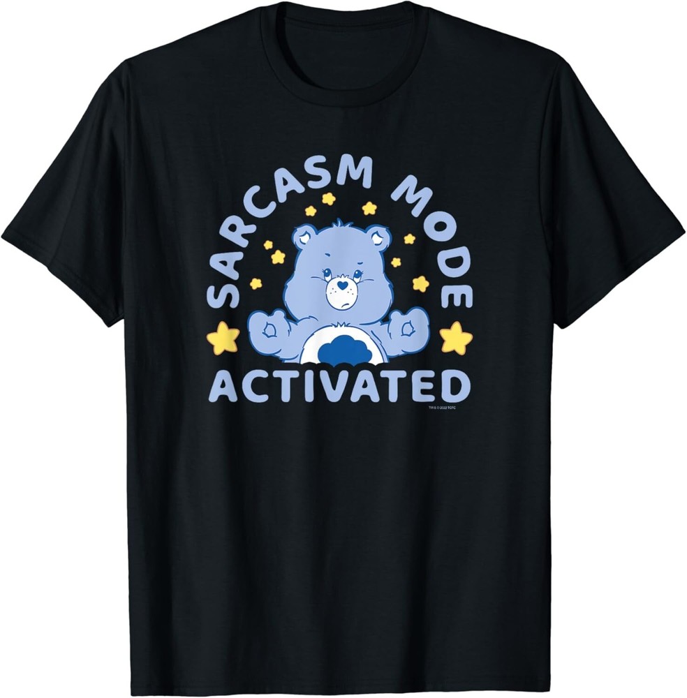 Care Bears Sarcasm Mode Activated Grumpy Bear Vintage Gift Unisex T-Shirt