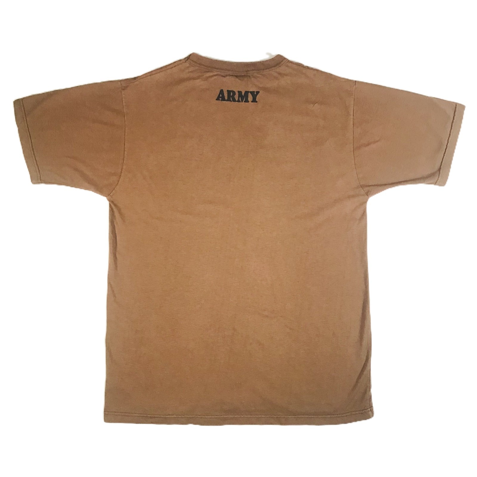 DSCP by BVD Brown 100% Combed Cotton US Army Military T-Shirt Men's Size XL gallery