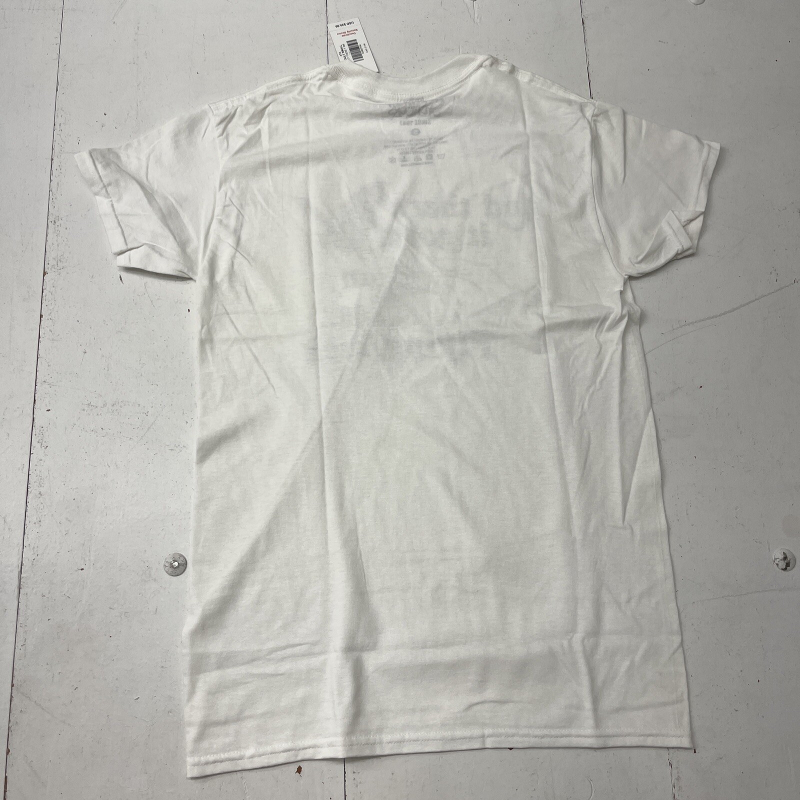 Spencer’s Last F White Graphic Short Sleeve T Adults Size Small NEW gallery