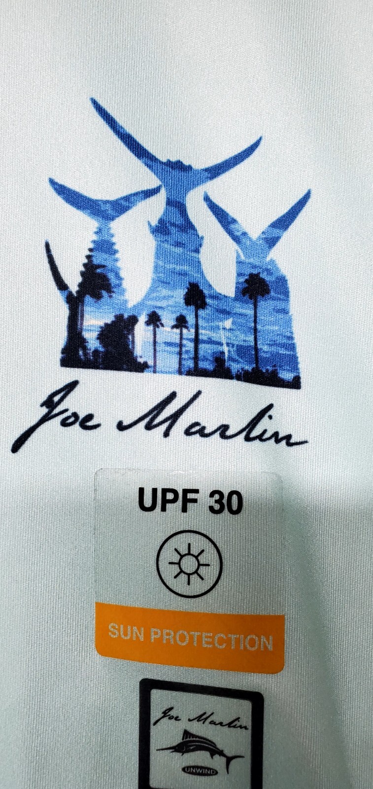 Joe Marlin UPF 30 Long Sleeve Fishing Shirt Salty Tales Mens Size XL New gallery