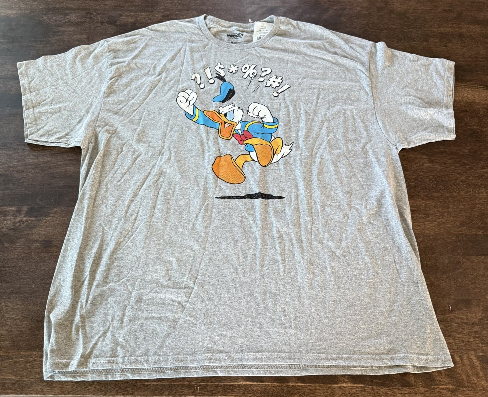 Disney Donald Duck Men’s 2XL T Shirt NWT