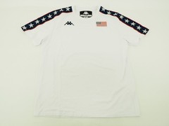 New! Kappa Men’s US Team Short Sleeve Heavyweight Tee Shirt XL White