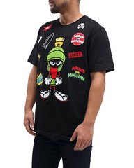 Marvin the Martian Collage Tee, Black