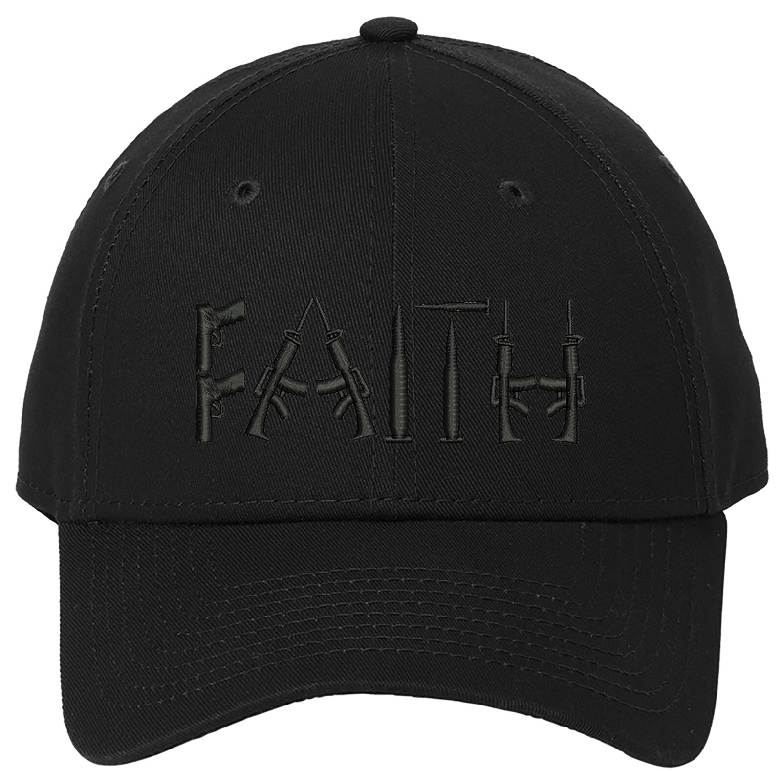 Faith Guns 2A New Era Embroidered One Size Fits All Baseball Hats