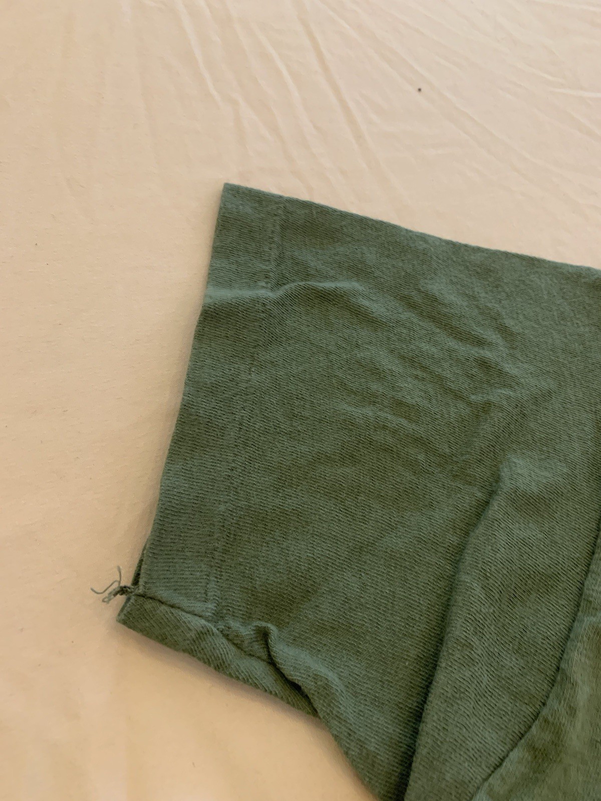 Vintage 60s Army T Shirt XS Olive Drab Skivvy U-Neck Otis USMC Military Vietnam gallery