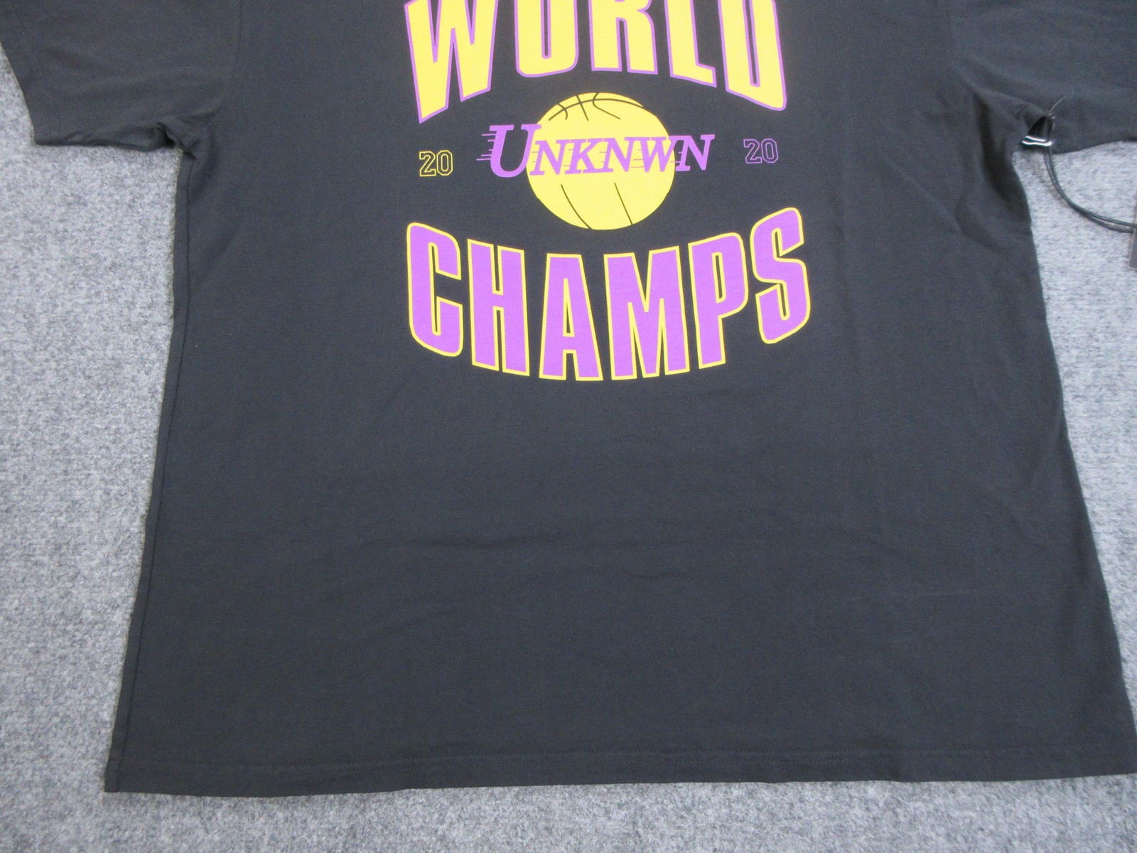 UNKNWN Shirt Mens XL Black World Champs 2020 Basketball Graphic Tee Core USA gallery