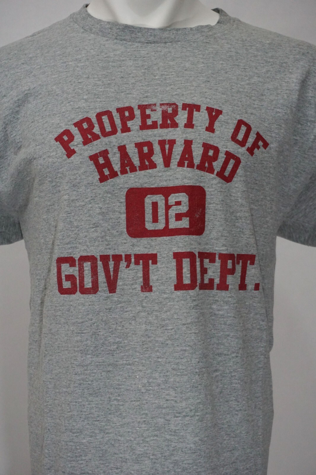 2002 Property of Harvard Department of Gov XLarge Fruit of the Loom T-shirt gallery