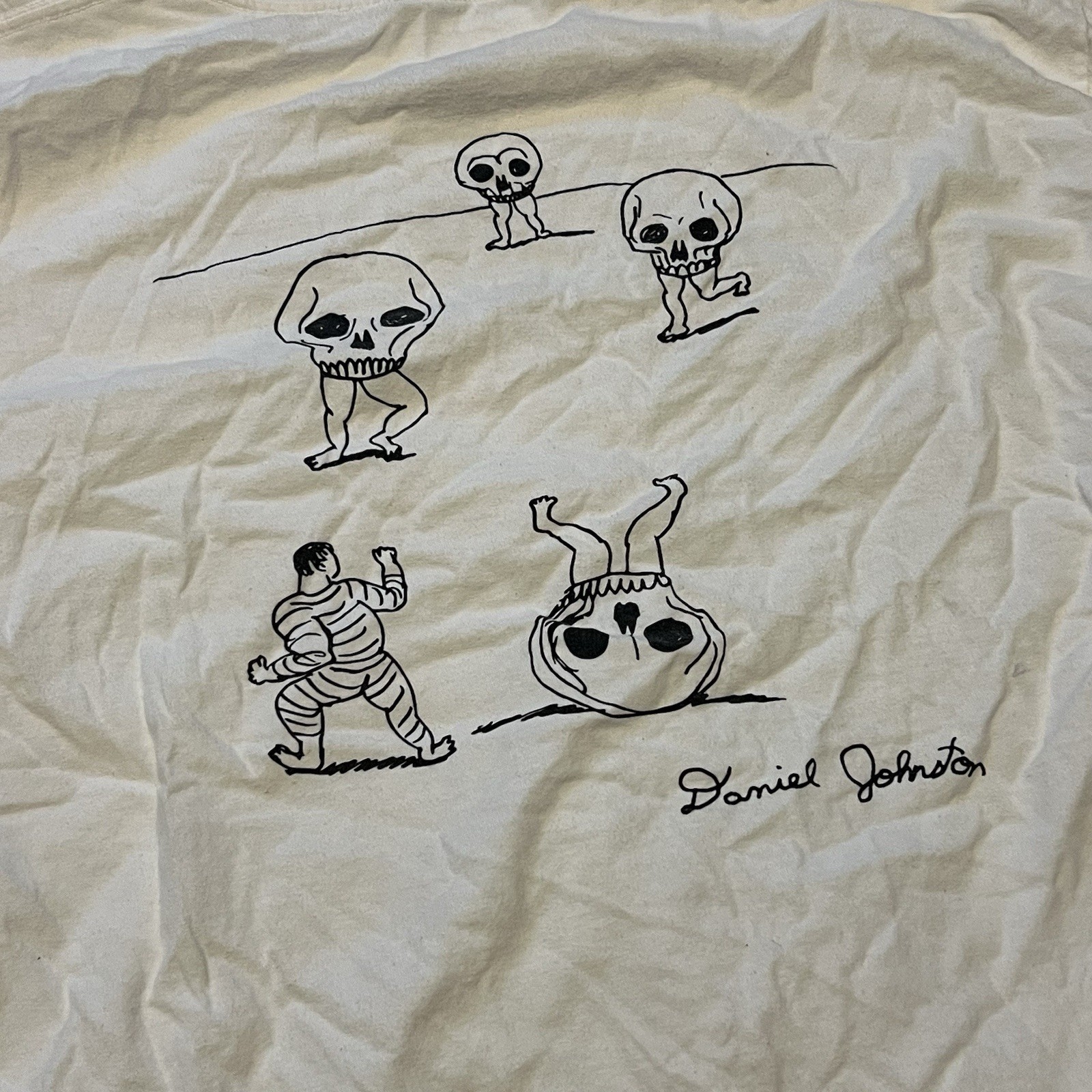Daniel Johnston T-shirt VANS Skate Austin Texas Men's Worn gallery
