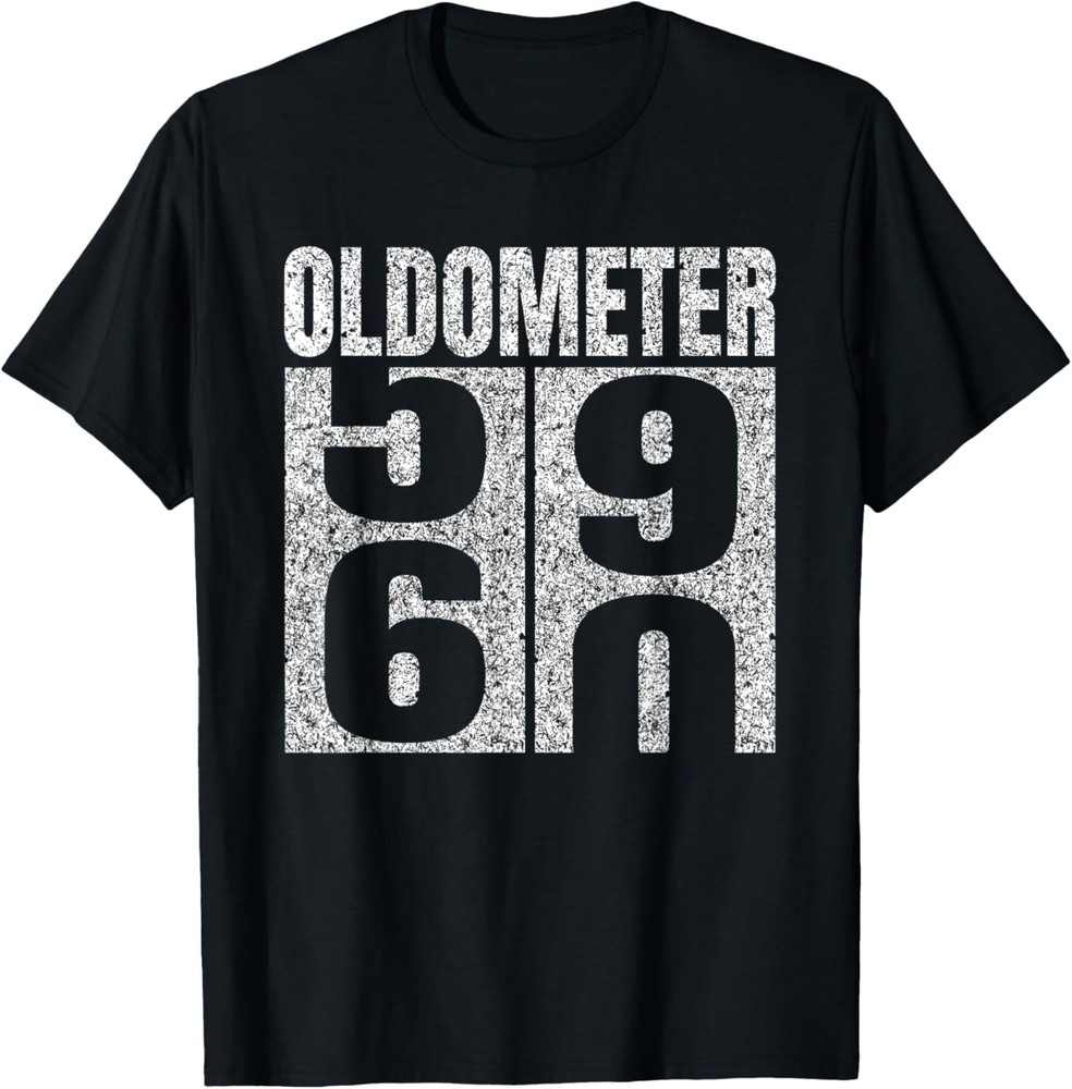 60th Birthday Oldometer 59-60 Vintage Funny Gifts Men Women T-Shirt
