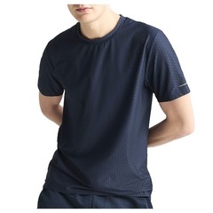 PUMA Porsche Design T7 Hexagon Crew Neck T-Shirt Mens Blue Casual Tops 62992710