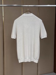 Brunello Cucinelli Collared Polo Short Sleeve Shirt