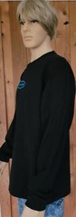 LIGHT & MOTION LOGO GRAPHIC T-SHIRT LONG SLEEVE Sz L 100%ORGANIC COTTON