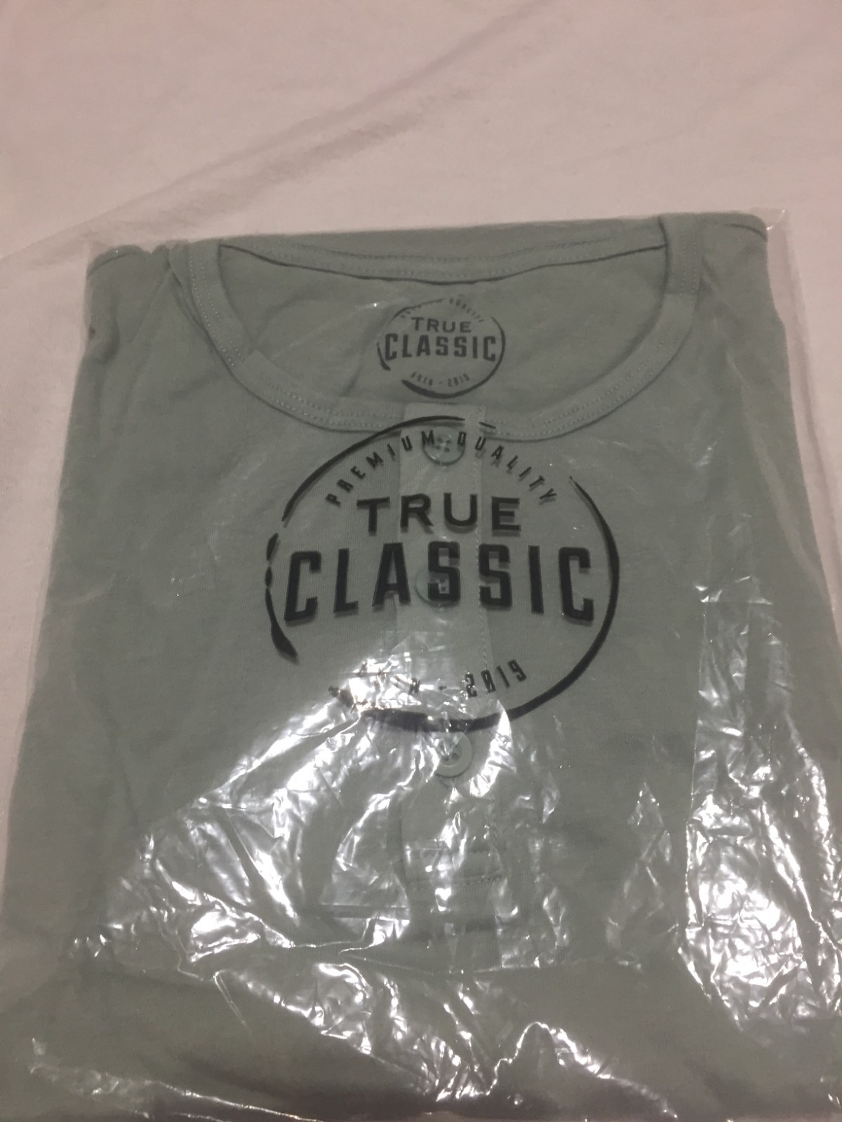 True Classic Henley Long Sleeve Tees Assorted Sizes & Colors gallery