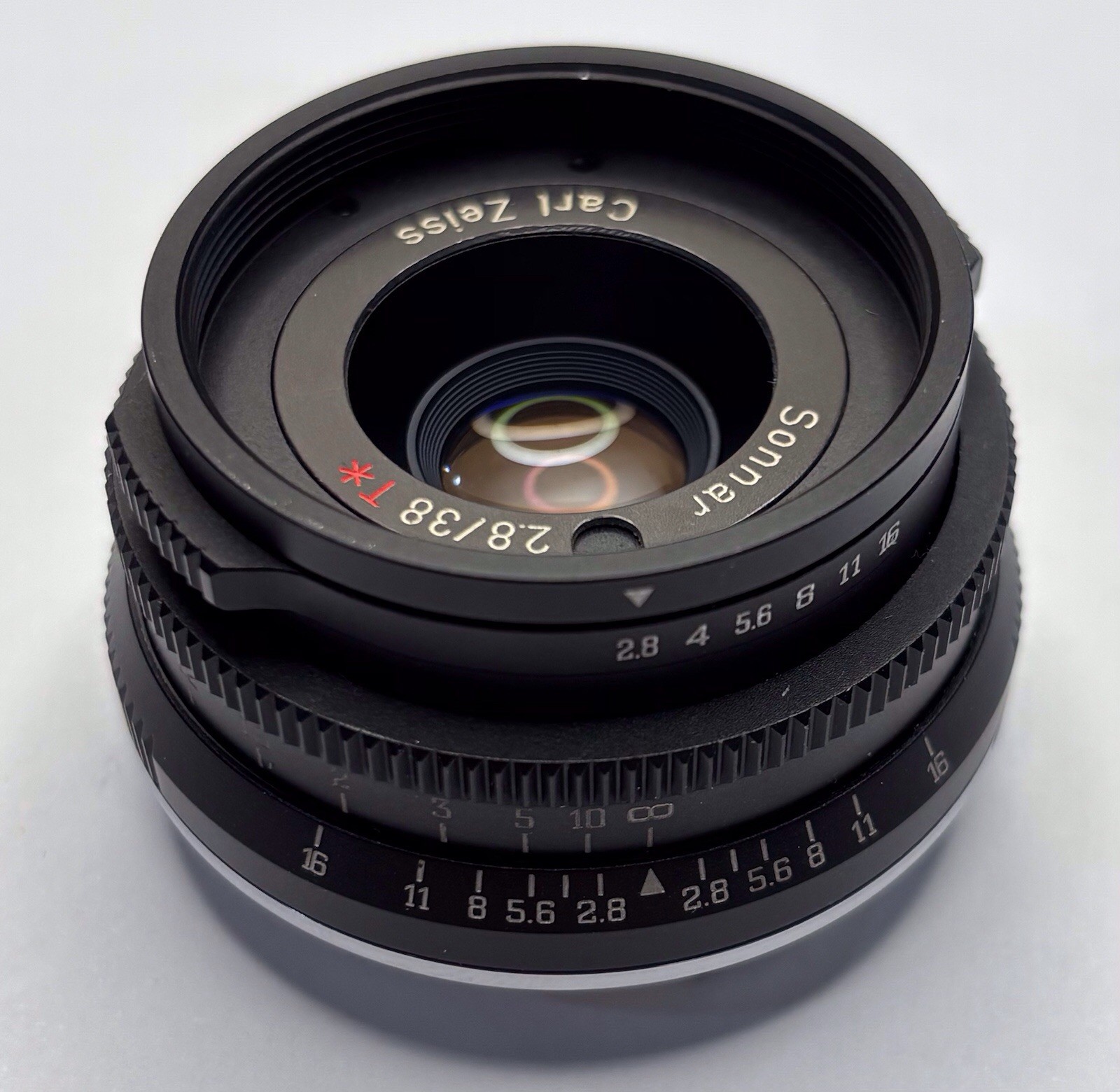 Contax T T2 Lens to Leica M (with glass)
