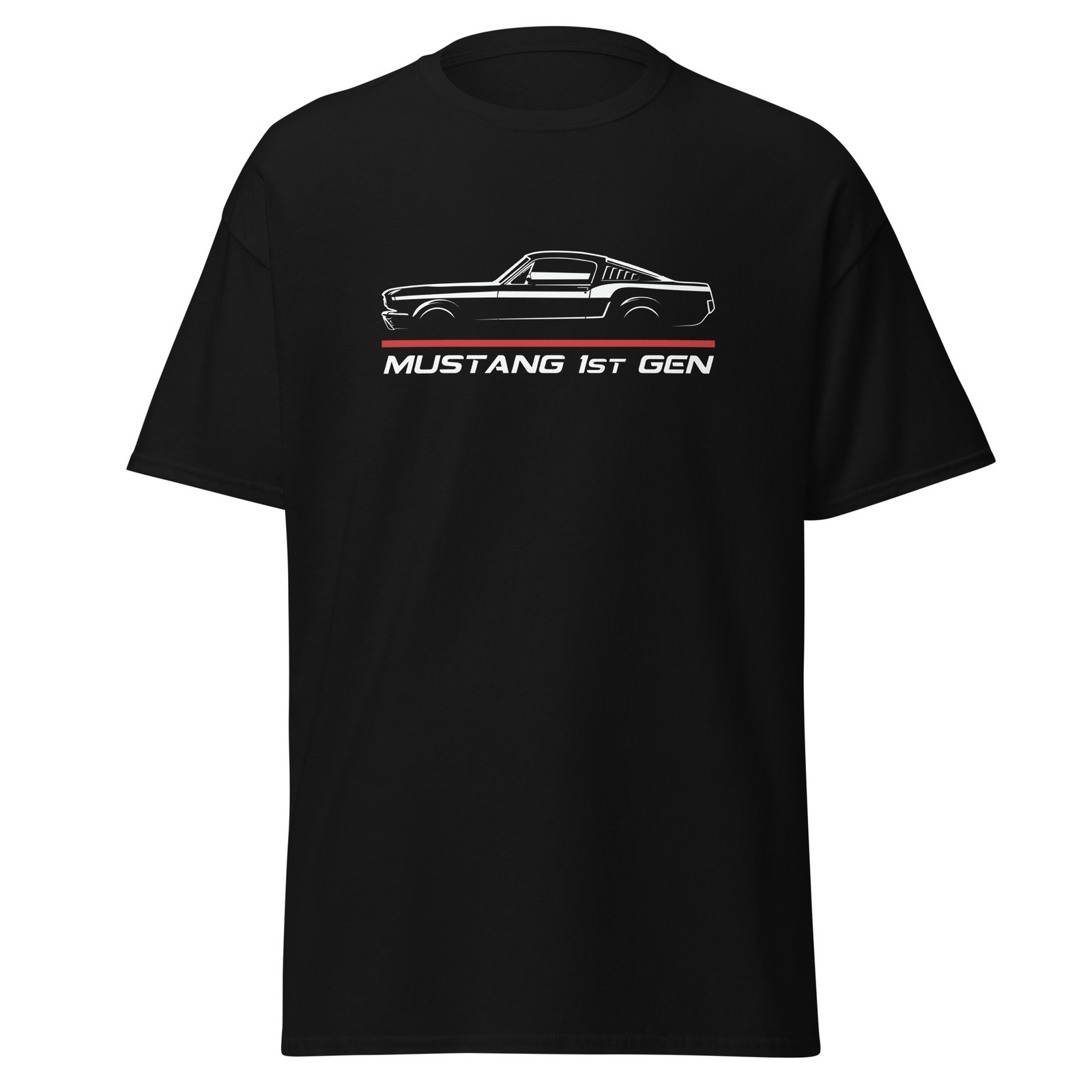 Mustang 1st Gen 1965 Classic Pony Car Heritage Muscle Graphic Tee T-Shirt Gift