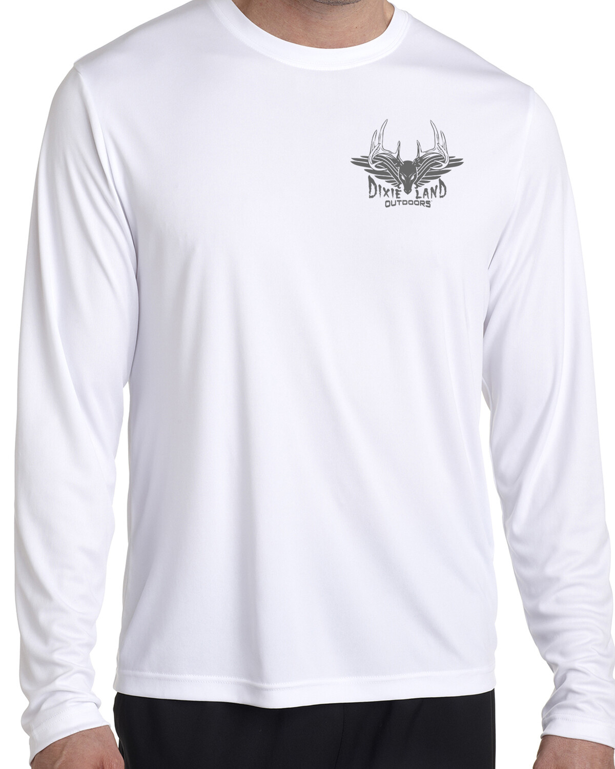 Bow hunter long sleeve t shirt microfiber dominate the woods 100% poly gallery