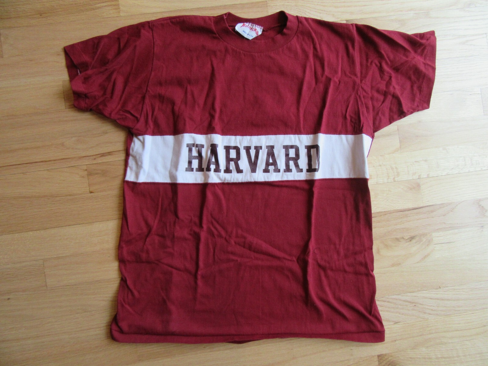 20S/VINTAGE RARE HARVARD UNIVERSITY T SHIRT/SINGLE STITCH/SIZE EXTRA LARGE/USA! gallery
