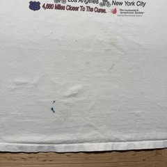 Vintage 2001 20th Anniversary HPD Relay Team Charity Run Graphic T-Shirt USA XL