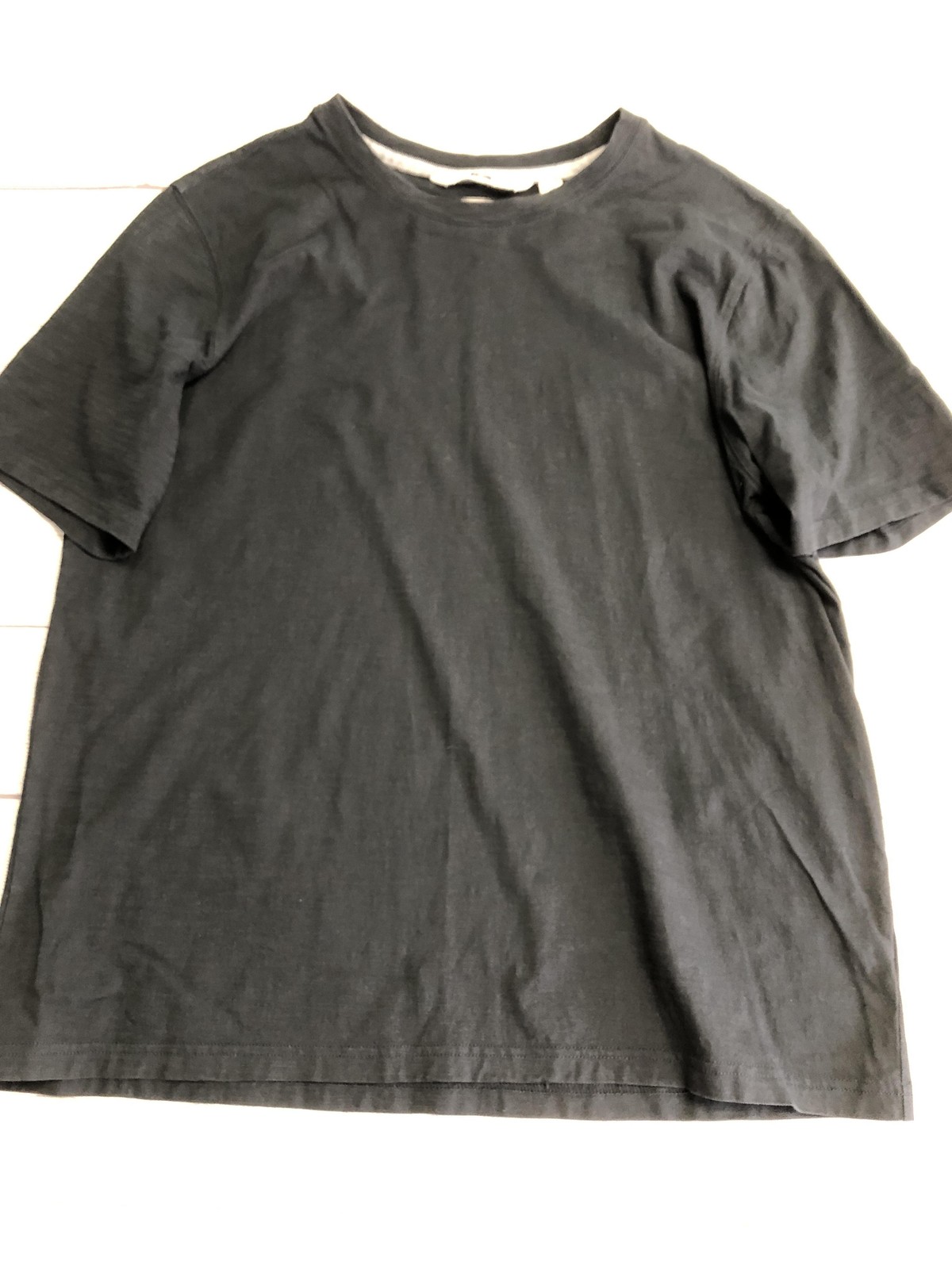 Joseph Abboud Shirt Mens LT Black Liquid Soft 100% Cotton Crewneck Tee Casual gallery