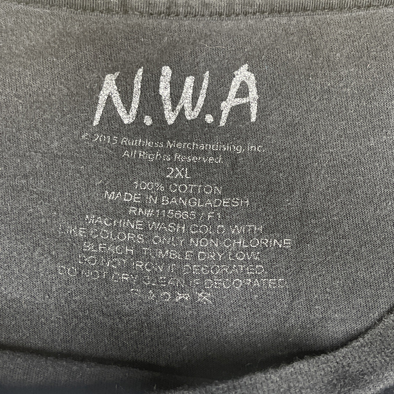 N.W.A “Boyz N the Hood” Graphic T-Shirt XL – 2015 Ruthless Merch Hip Hop Tee gallery