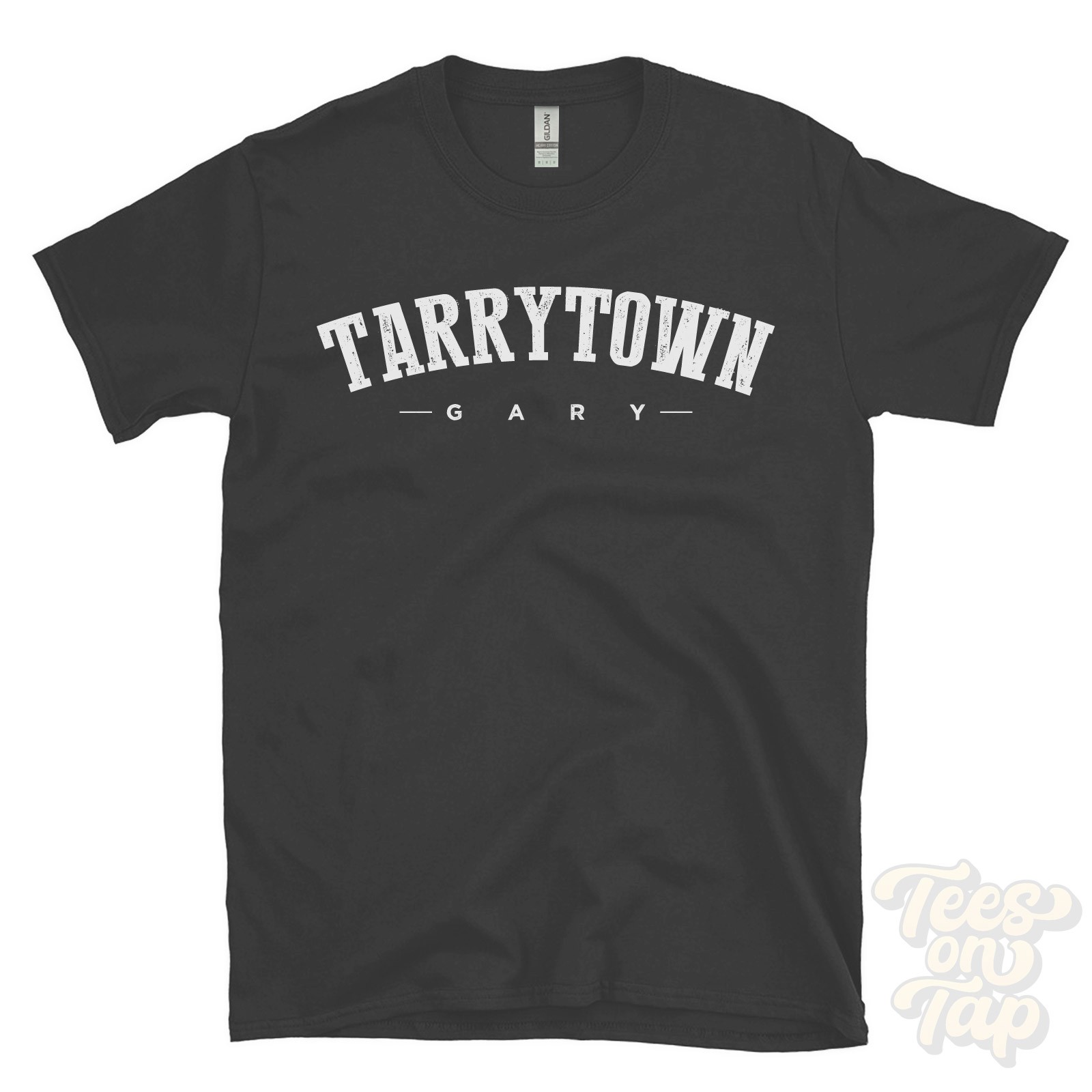 TARRYTOWN GARY T-SHIRT Lake Indiana USA retro varsity style hometown gift idea