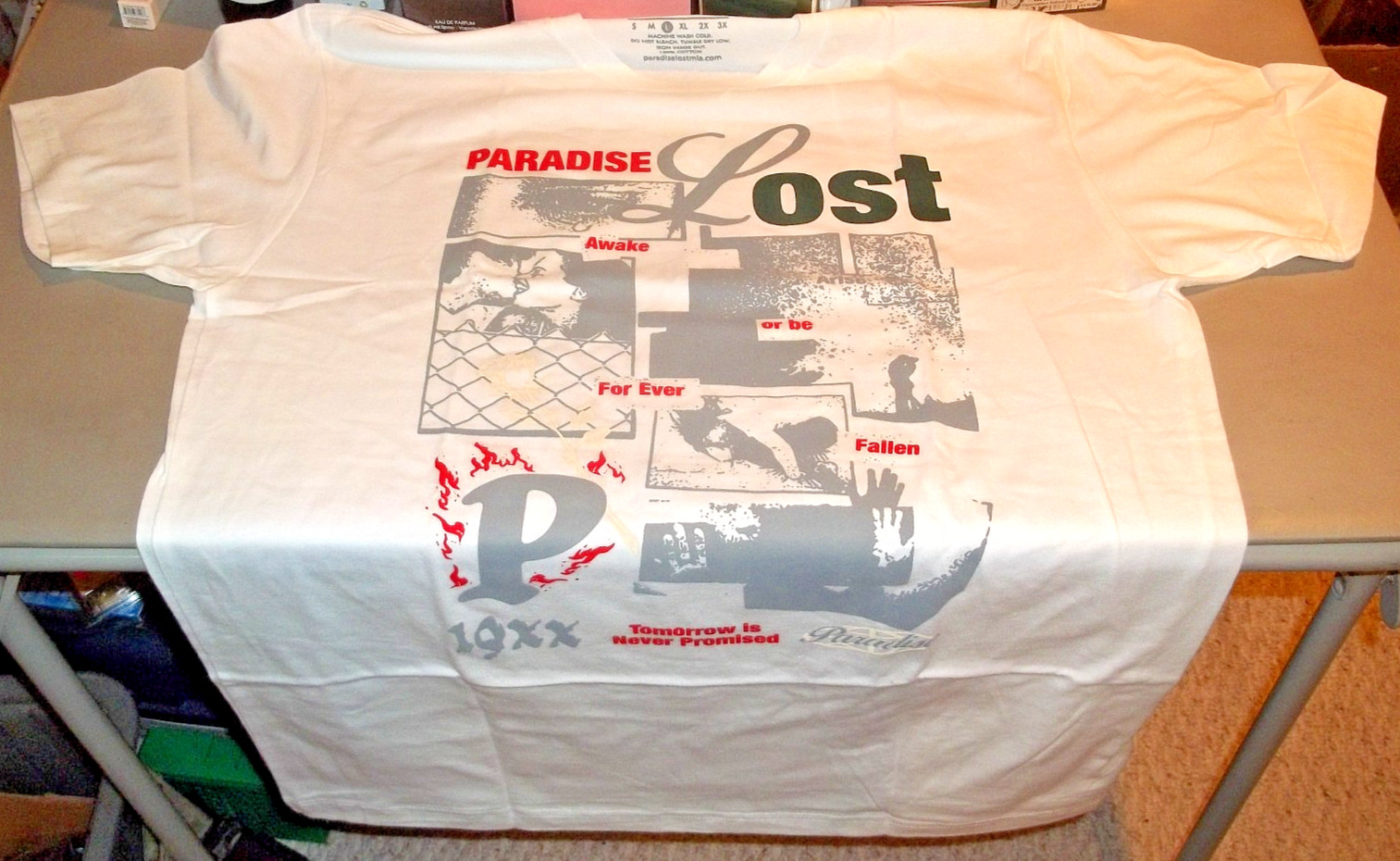 NWOT PARADISE LOST AWAKE OR BE FOREVER FALLEN LARGE T SHIRT - NEW & FREE SHIP gallery