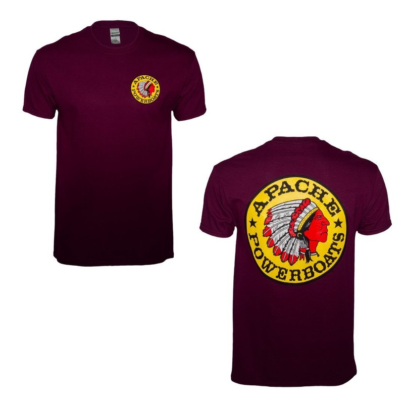 Represent 'n Apache® T-Shirt | Maroon gallery