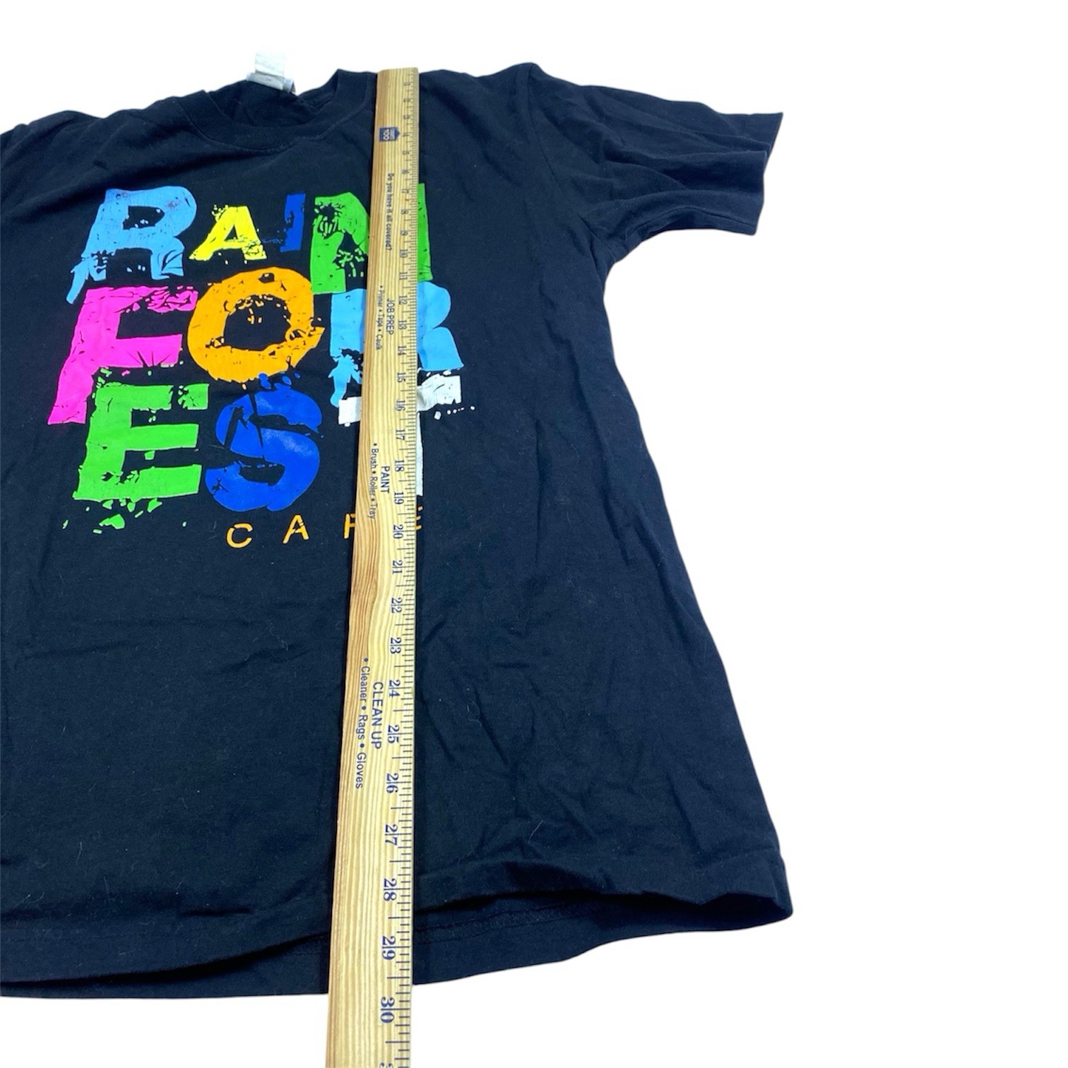 Vintage 90s Rainforest Cafe T-Shirt Men’s LARGE Black Logo Animals 100% Cotton gallery