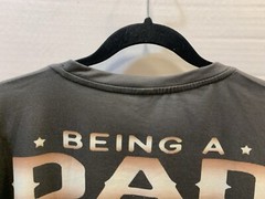 Being a DAD is an HONOR Being a Pop Pop is PRICELESS T-Shirt Mens XL Olive Green