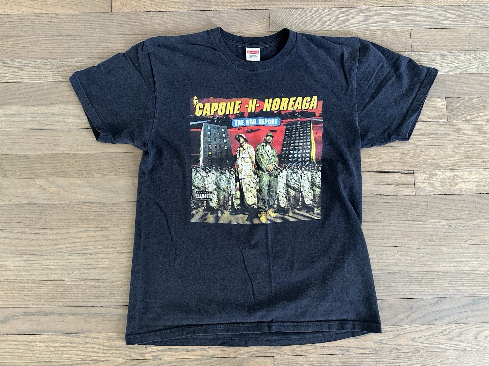 Fall/Winter 2016 Supreme Capone-N-Noreaga Rap Tee Shirt Size L