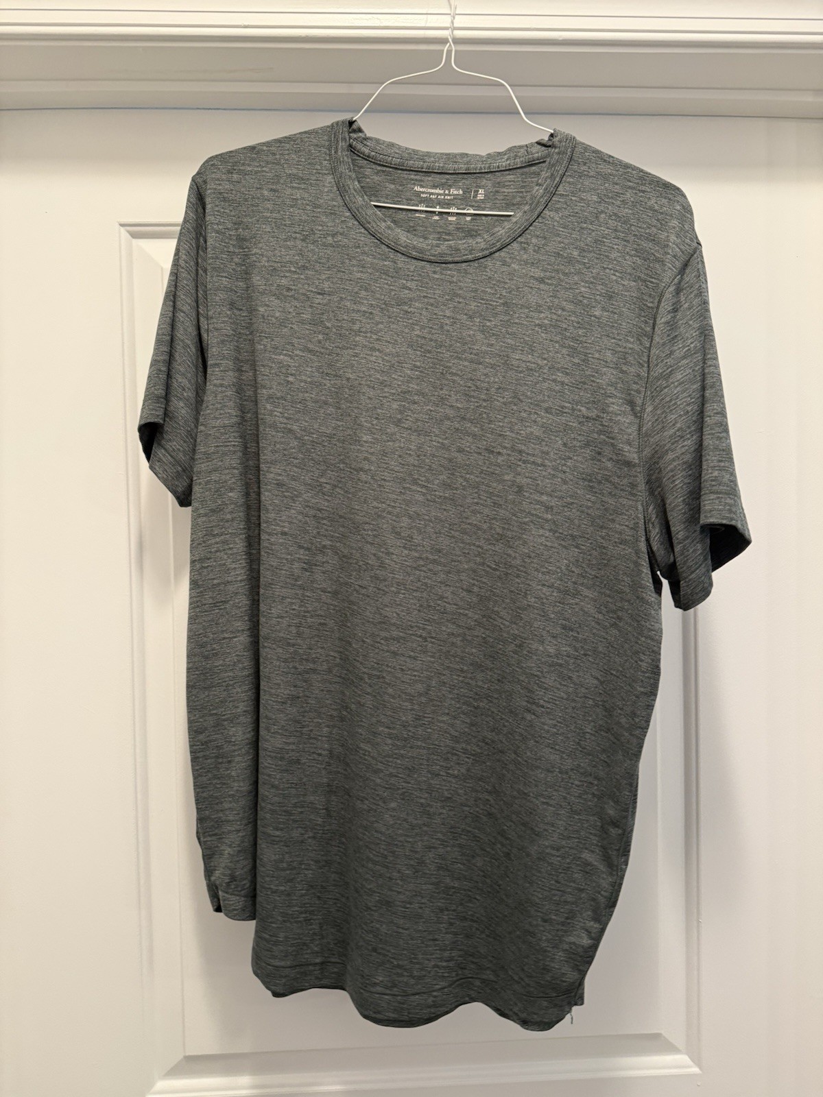 Abercrombie & Fitch Men’s Soft AF Air Knit Green Heather T Shirt Size XL gallery