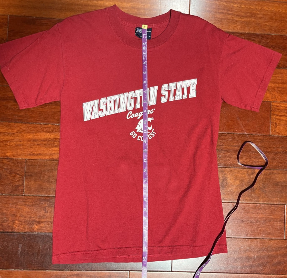 Y2K 2000s Washington State Cougars Cotton T-Shirt Size S MV Sport gallery