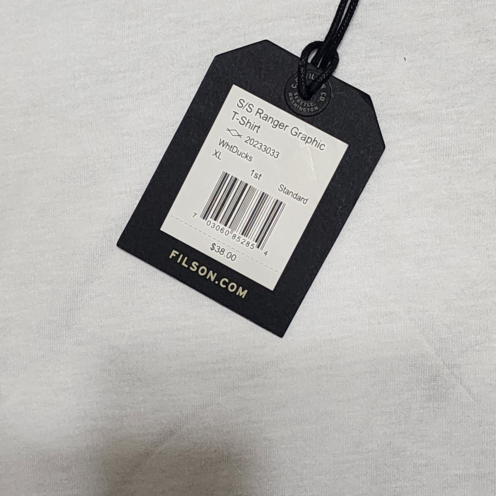 Filson X Ducks Unlimited New White Ducks Ranger Graphic T Shirt Men's XL New gallery