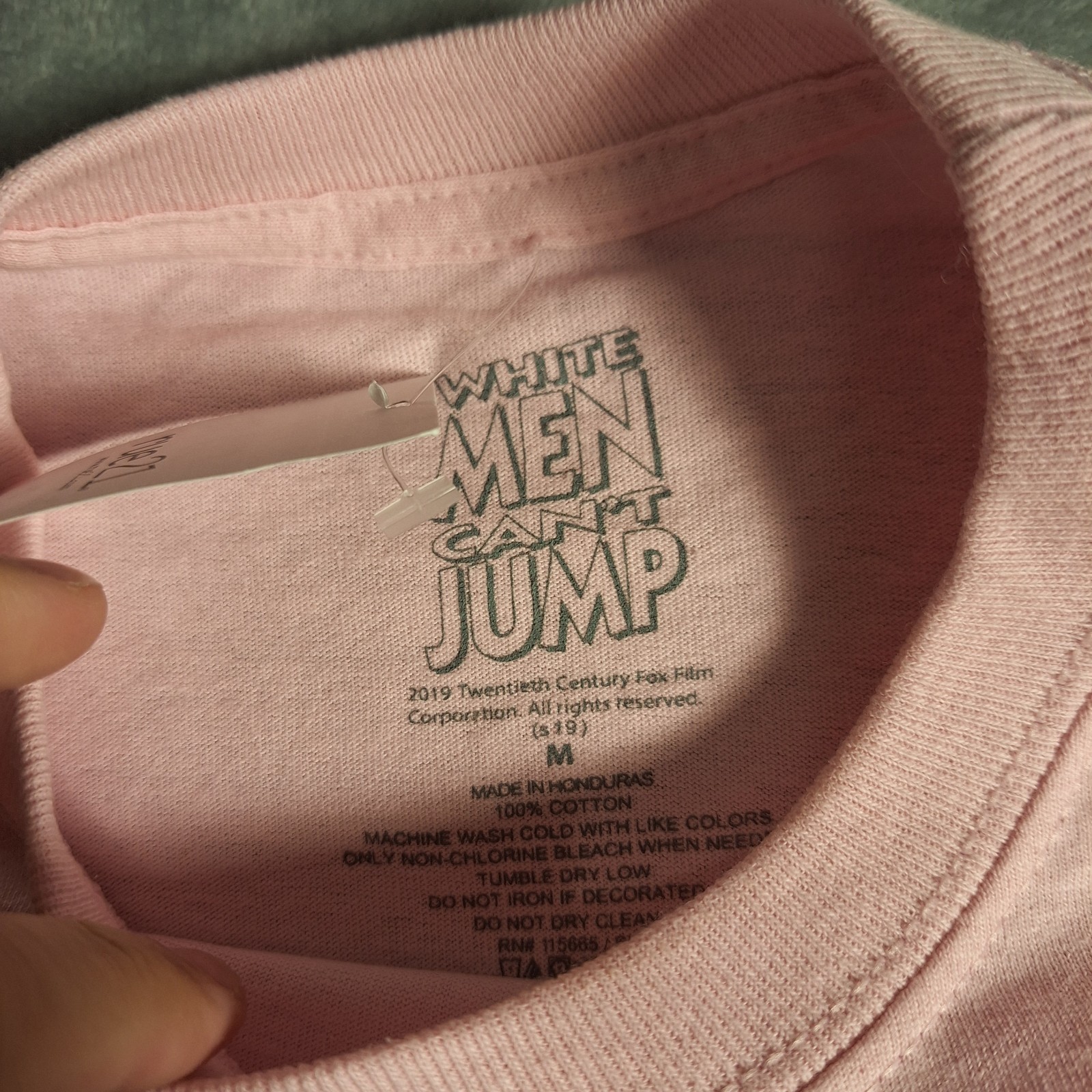 Retro 2019 20th Century Fox Size Medium "White Men Cant Jump" Long Sleeve Tee gallery