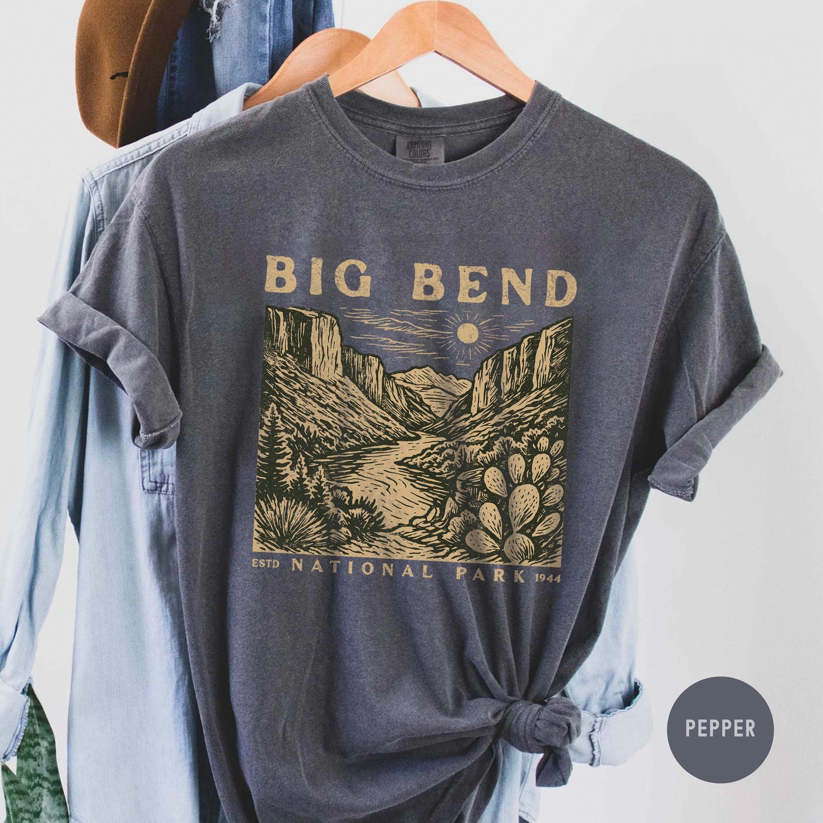Big Bend National Park Comfort Tee Mens Texas Outdoor Hiking gallery